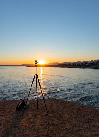 Sunset viewpoint at Riveria by V Stays overlooking the river