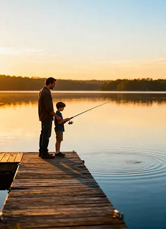 Fishing experience at Riveria by V Stays near the riverbank