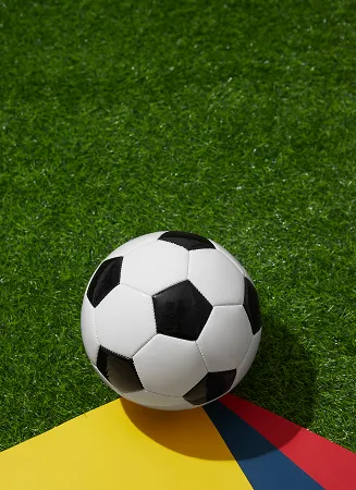 Mini football play area at Riveria by V Stays for indoor sports