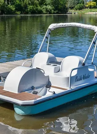 Paddle boat ride near Riveria by V Stays for leisure activity